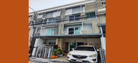 ทาวน์โฮม ขาย หมู่บ้านThe-Space โฮมออฟฟิศ3ชั้นหรู ทาวน์โฮมมือสองลาดพร้าวเหม่งจ๋าย ใกล้จุดขึ้น–ลงทางด่วนลาดพร้าว–โชคชัย4 ราคาถูกกว่าบ้านใหม่เป็นล้าน